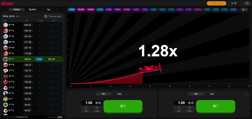 Set a Target Multiplier in aviator game